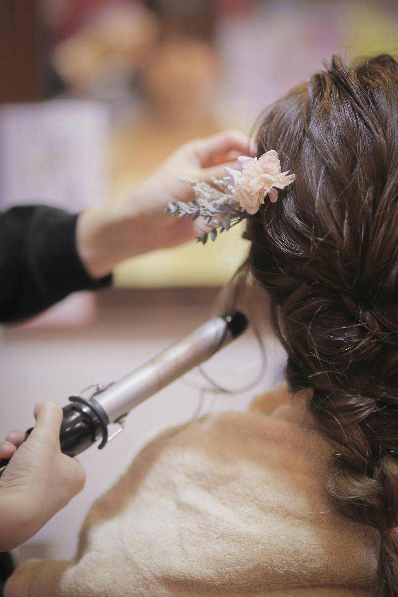 ヘア＆メイクもプロにお任せ(^^)/