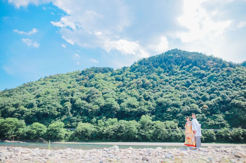 青空と金華山!ん~~岐阜っぽい!大好き!