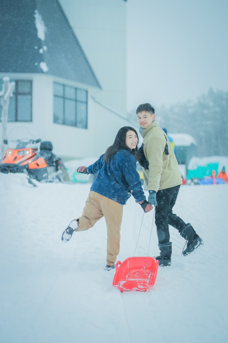 そり滑りって何年ぶり？？楽しいっ！！