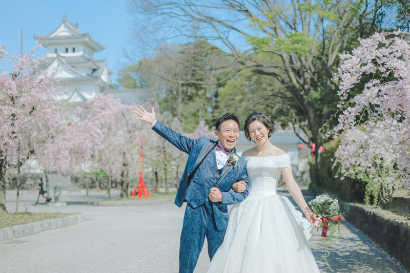 洋装へチェンジして大垣城へ到着~