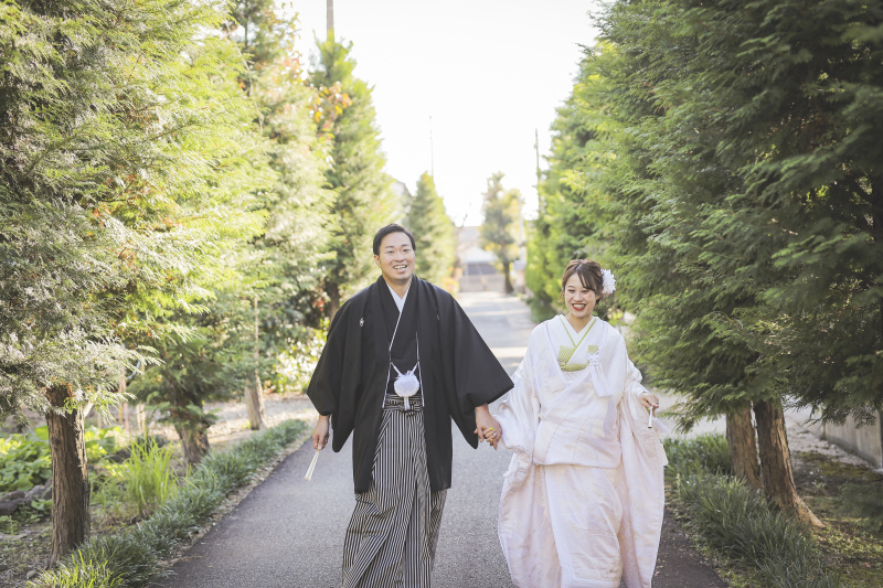 結びの一枚は、お二人らしく笑顔いっぱいのお写真を