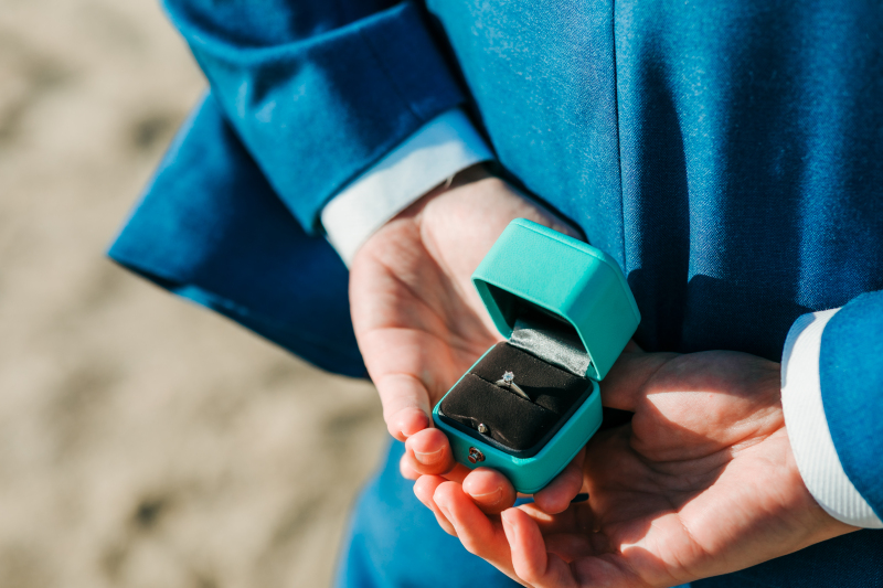 プロポーズシーンも再現しちゃう。