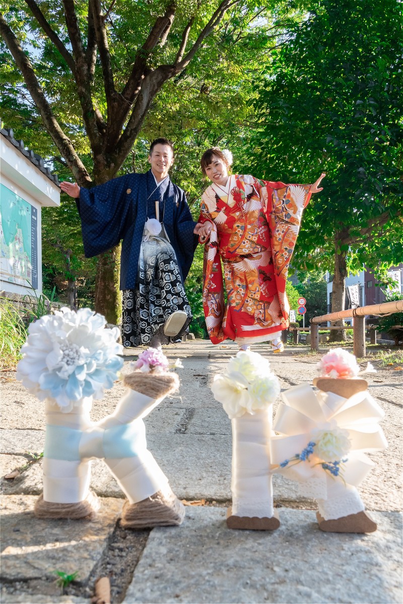 和装に着替えて、おっとと～！