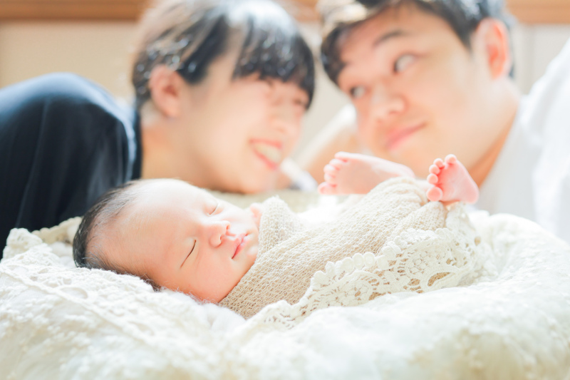 赤ちゃん越しのお二人も好き！