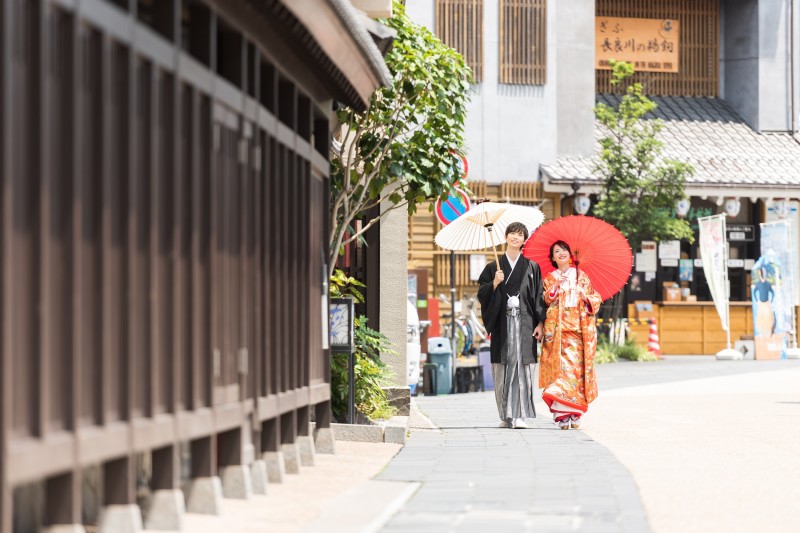 和装にチェンジ♪ 色打掛が映えますね!