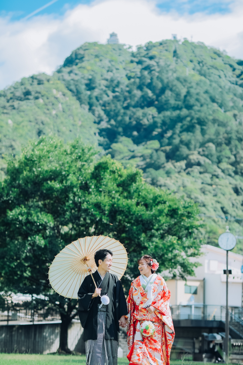 川原町からの金華山＆岐阜城view～。