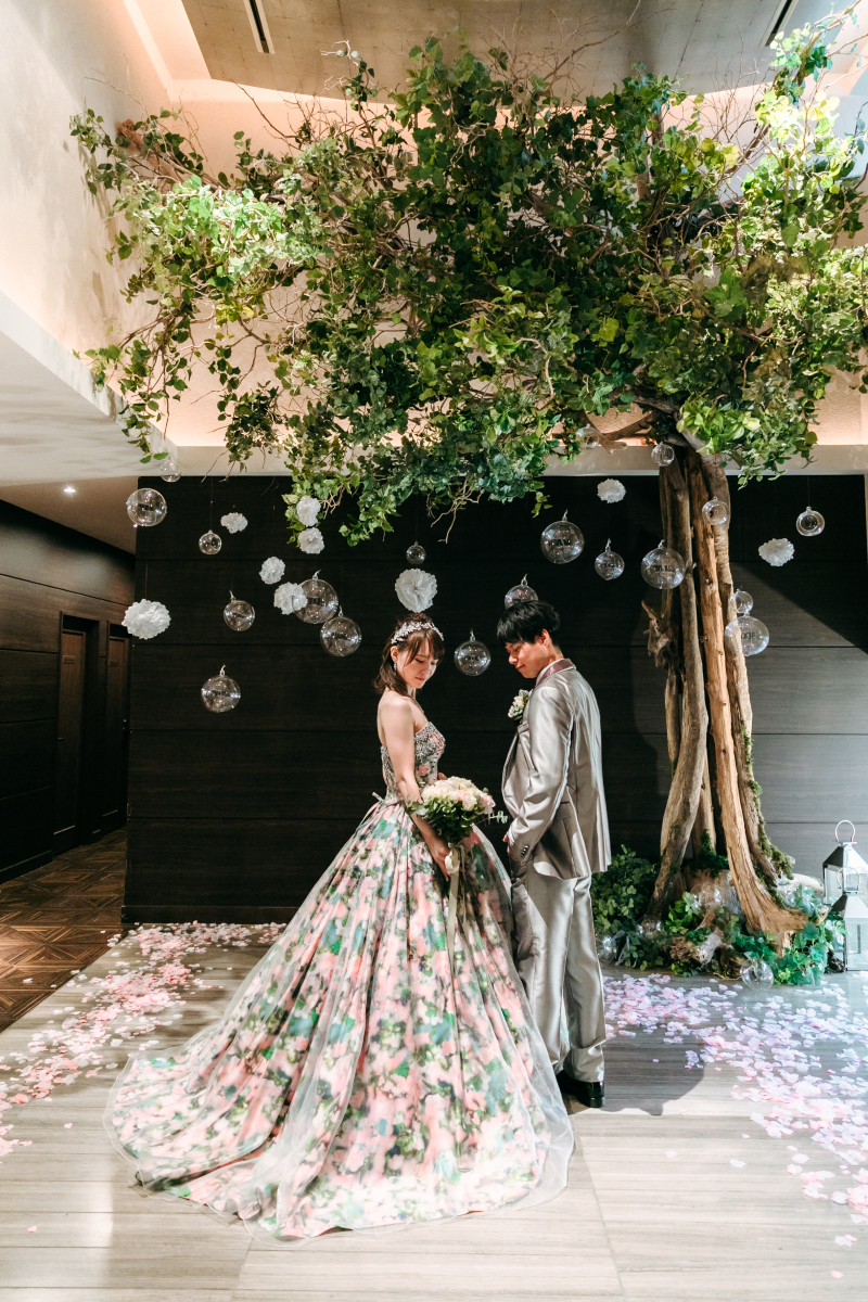 「こだわりのドレスを」