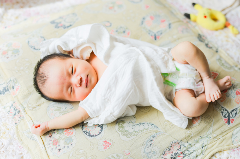 お家にお邪魔させて頂いて、お着替えのシーンから