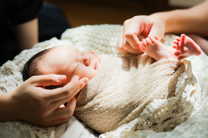ツンツン、ちょんちょん。起こさないでよ～