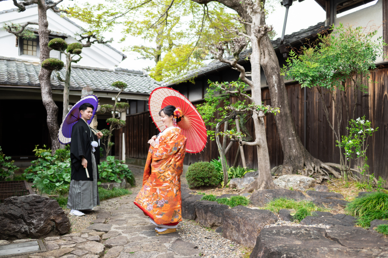 街中にある”指定文化財の今井家住宅”で撮影です～