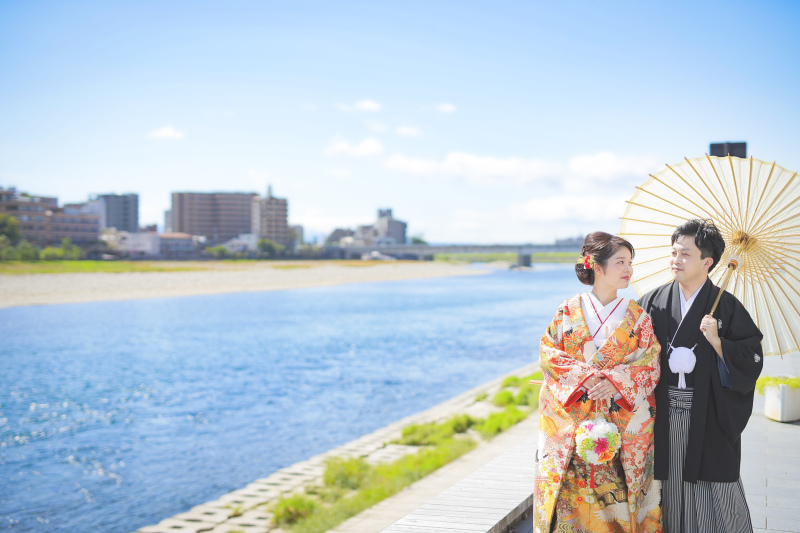 川をダイナミックに表現するには、この構図♪