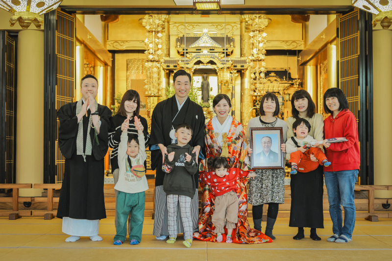 家族写真も家族ならでは。