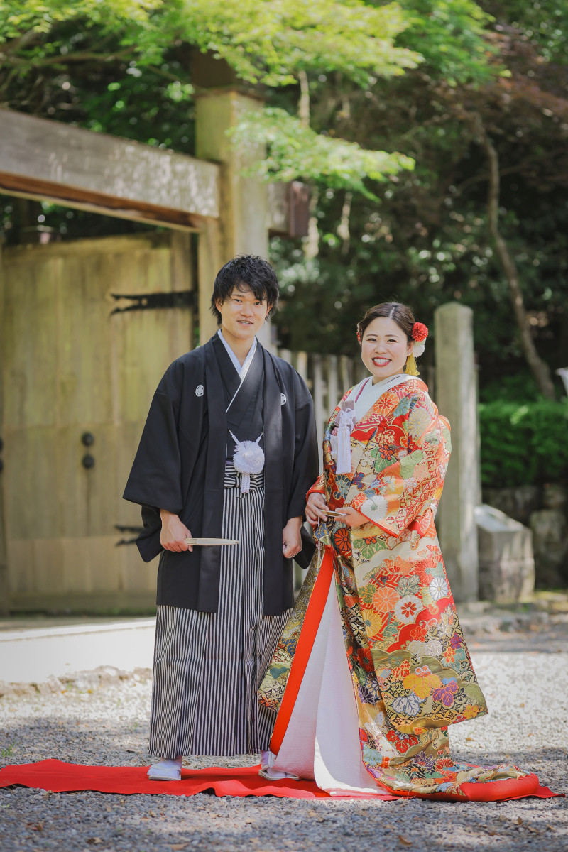 色打掛へチェンジ