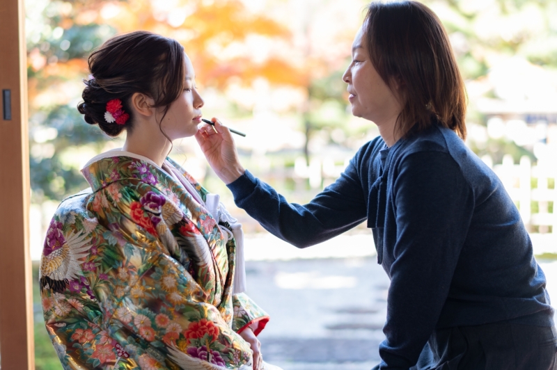 縁側へ移動して、お母さんからの想いを込めて、、、