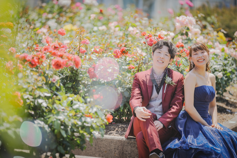 シャボン玉がキラキラ~.。o○