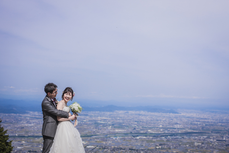 山頂から叫ぶ、愛の告白だーー！