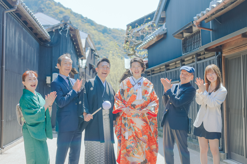 遠方の家族と残す”思い出フォト” ~川原町+大垣城~