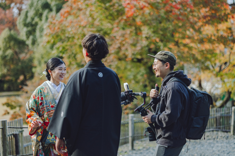 撮影中もコミュニケーションを大切にしています!
