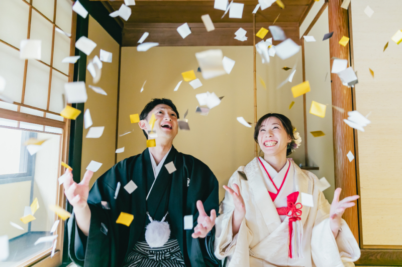 白無垢×和室×郡上八幡