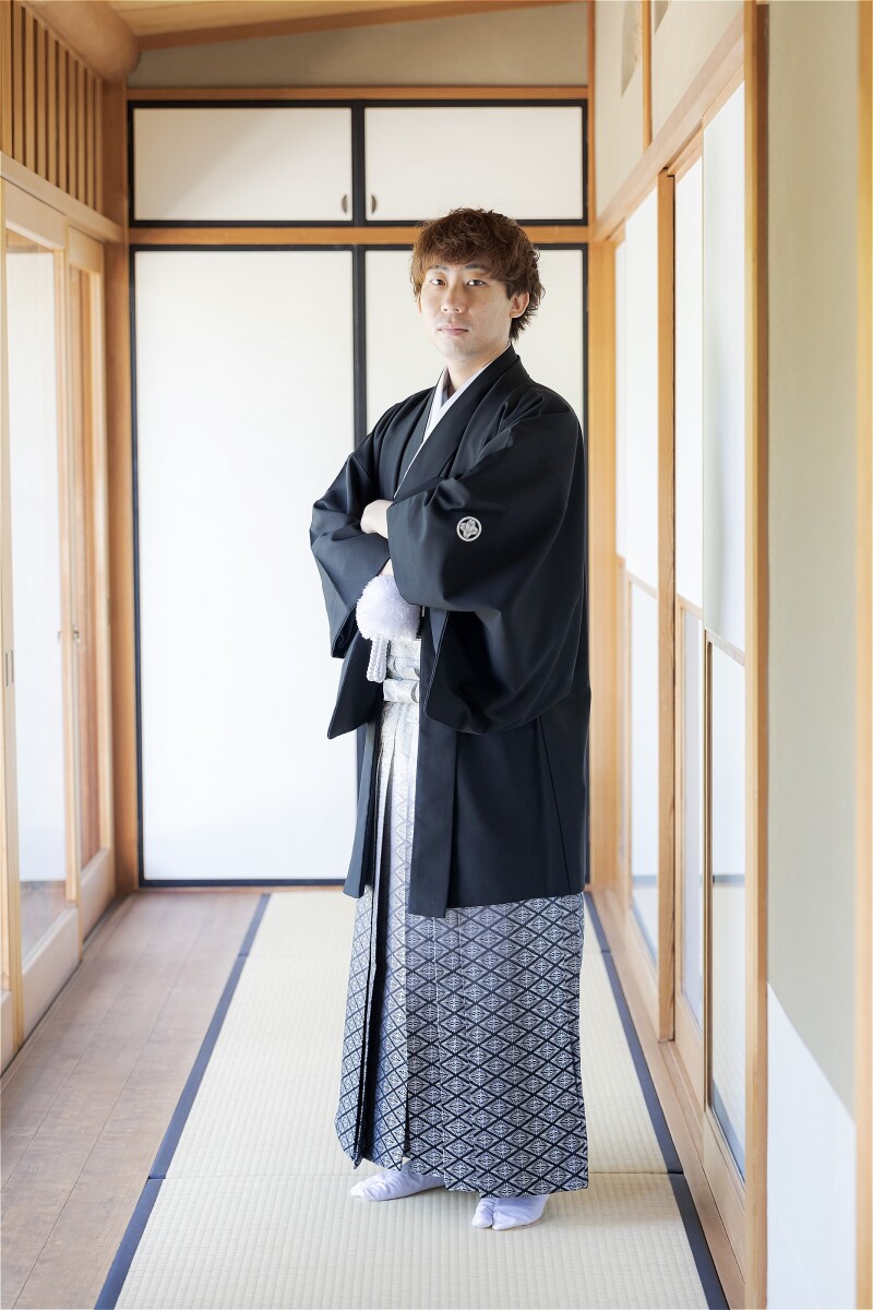 まずは新郎さんのソロショットからスタート！