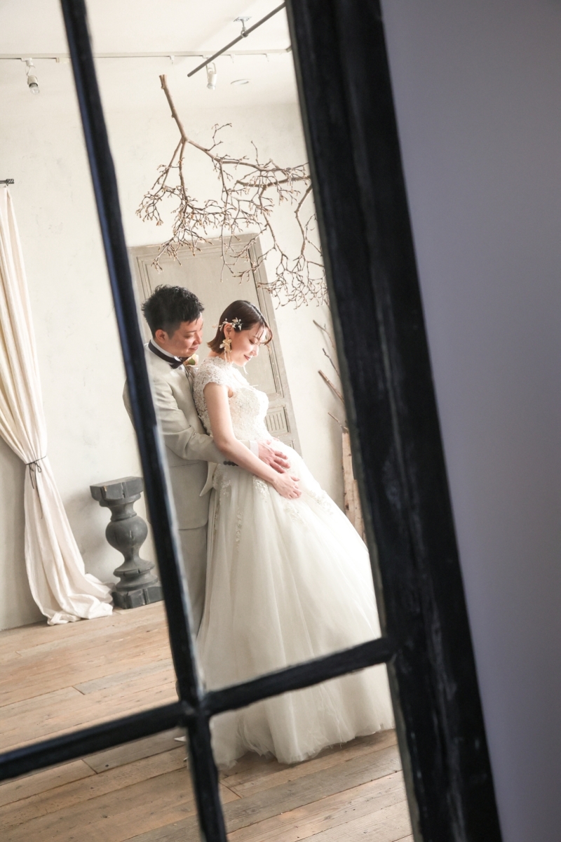 実は、新婦さんのお腹には新たな命が(^^)/