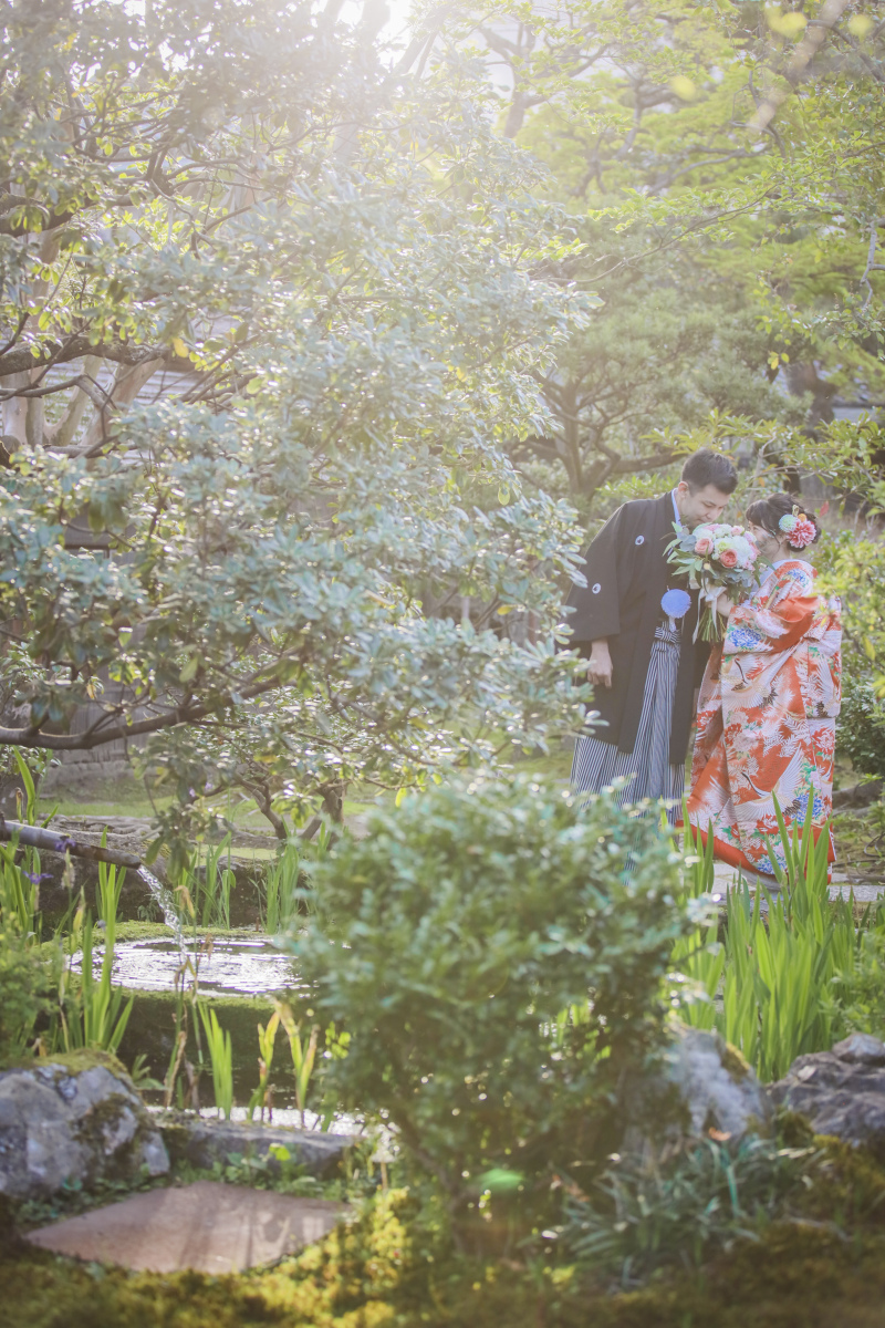 本日3着目!オレンジ色の色打掛が超カワイイ♪