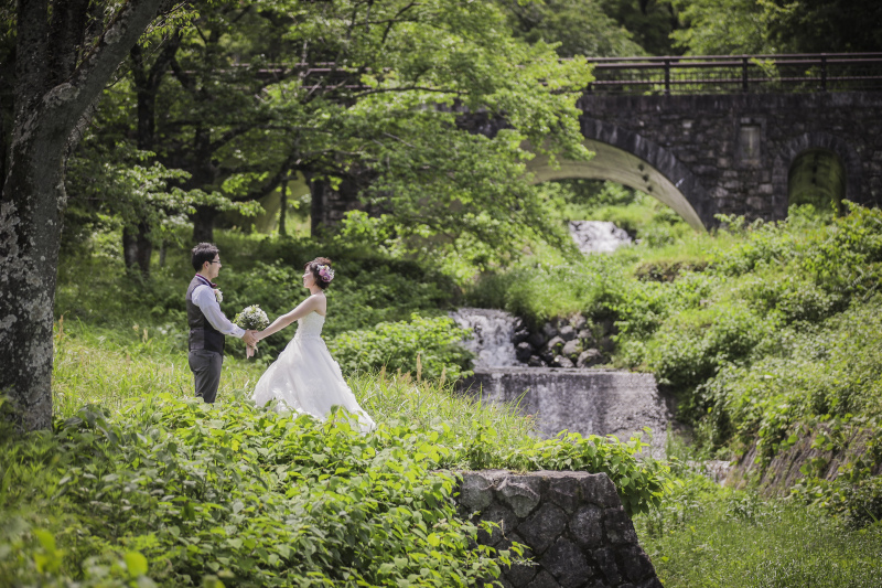 少～し移動するとこんなにも素敵な橋をみっけ！