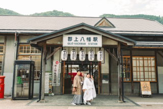 郡上の街・川・自宅　-ドローン撮影-