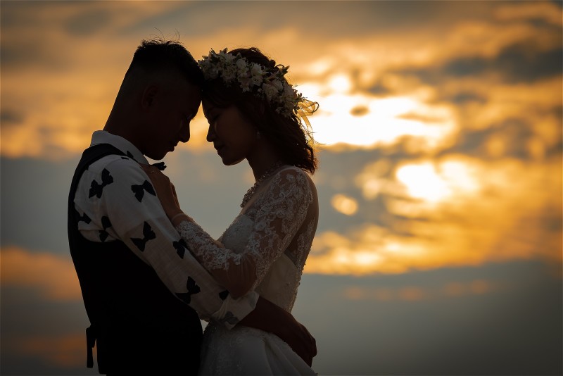 サンセットの時間を待って、この一枚はもう格別♪