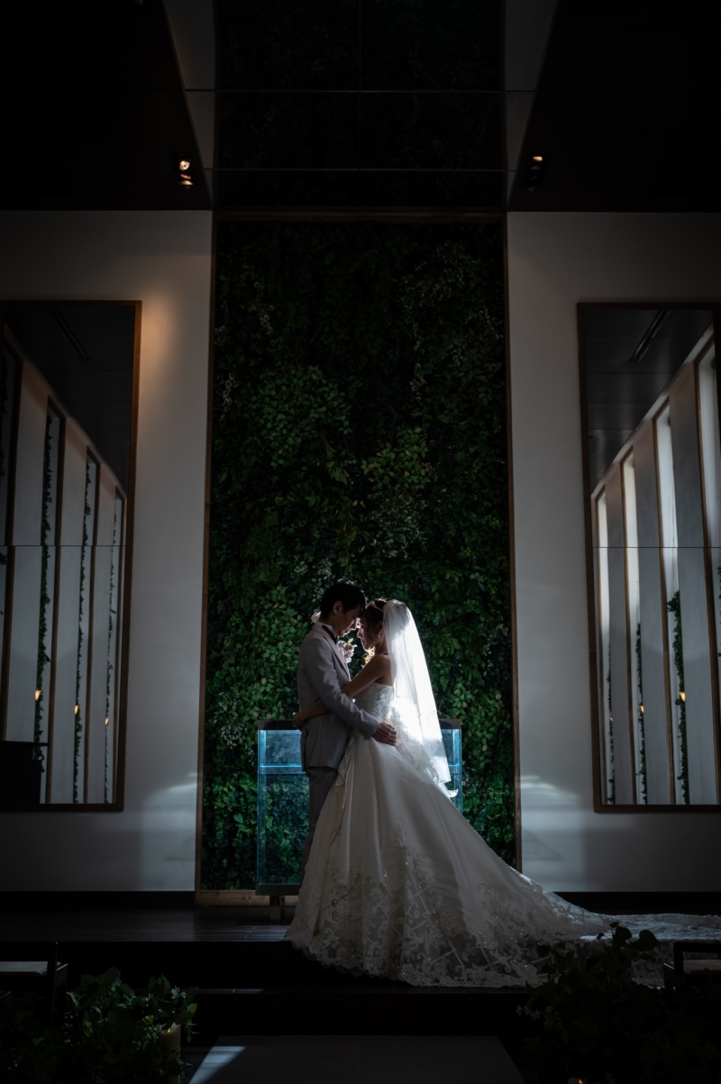 照明を落として幻想的な一枚も！