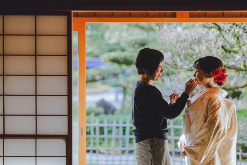 いってらっしゃい、幸せになってねのシーン