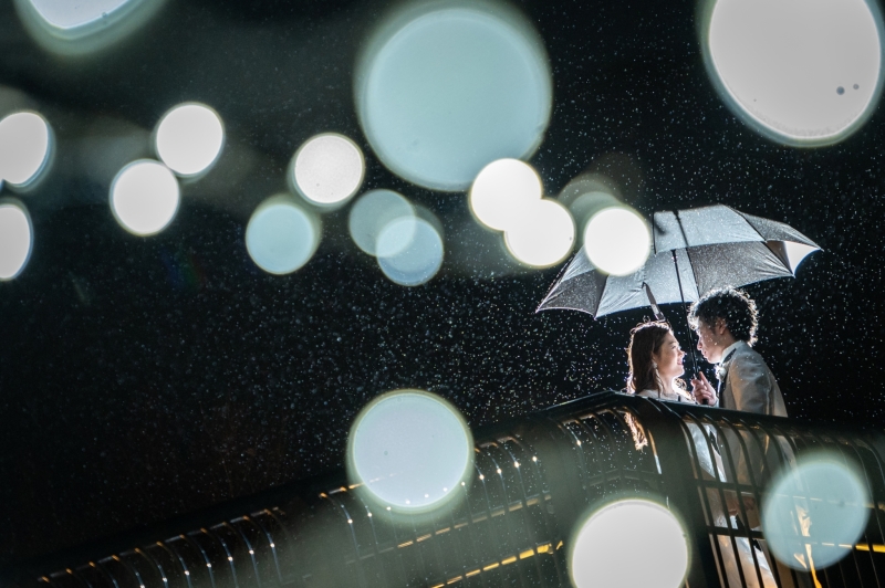 結びのシーンはしっとりとね!