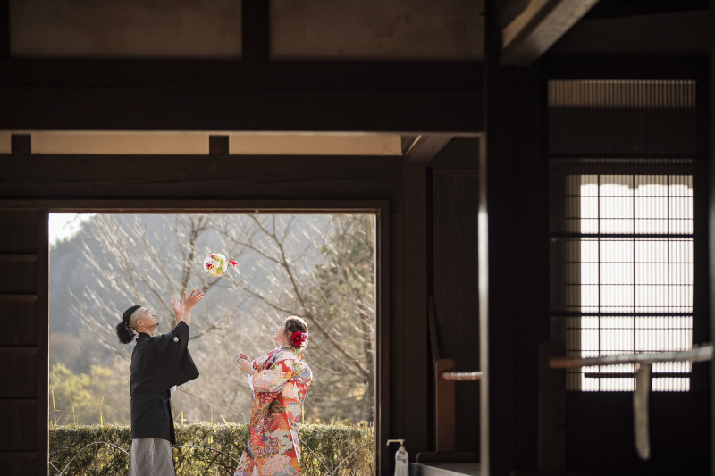 あっ！！ボールブーケがただのボールに。笑