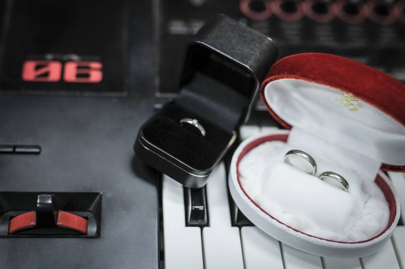 音楽好きなお二人と思い出フォトのスタートです!