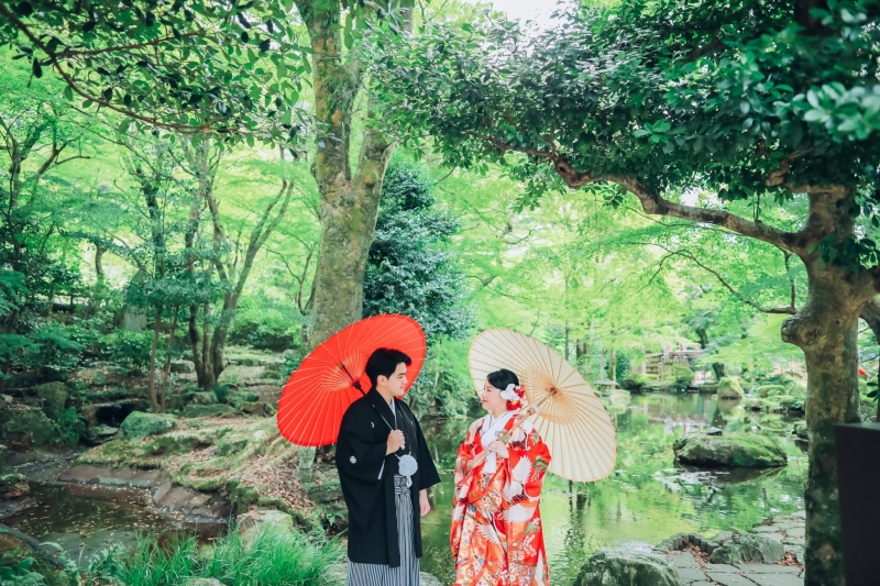 初めての”日本庭園×着物”