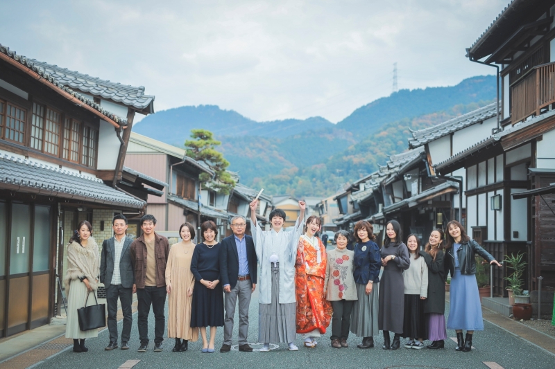 新婦さまの地元”美濃市前撮り”で思い出フォト　～ファミリーフォトフェディング～