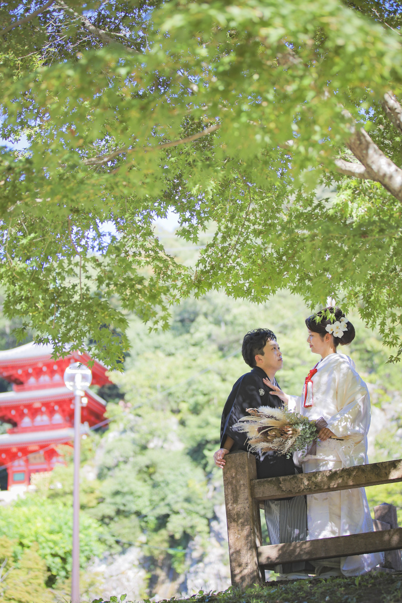 白無垢へ、チェンジして岐阜公園へ～！