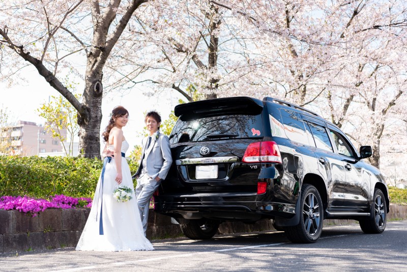 やっぱり車は、後ろ姿でしょ!by新郎さん!