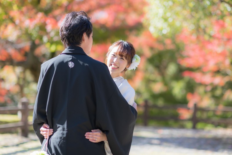 新郎さんに隠れてぴょっこり○○！カワイイ！