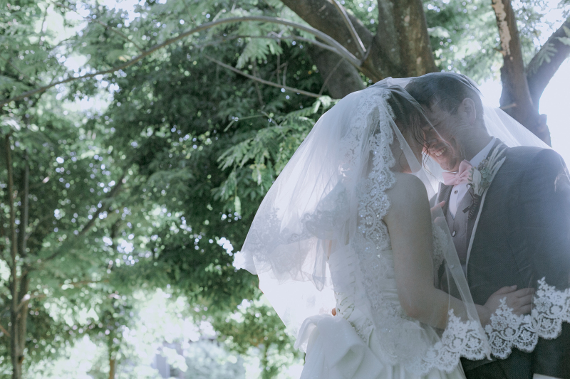 木漏れ日の光を利用して、柔らかな印象に◎