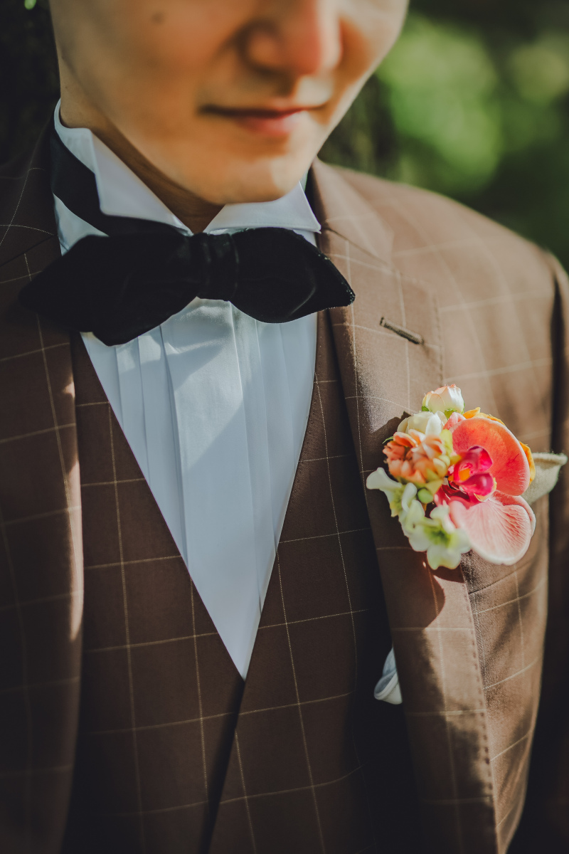 タキシードもすっごいオシャレ!