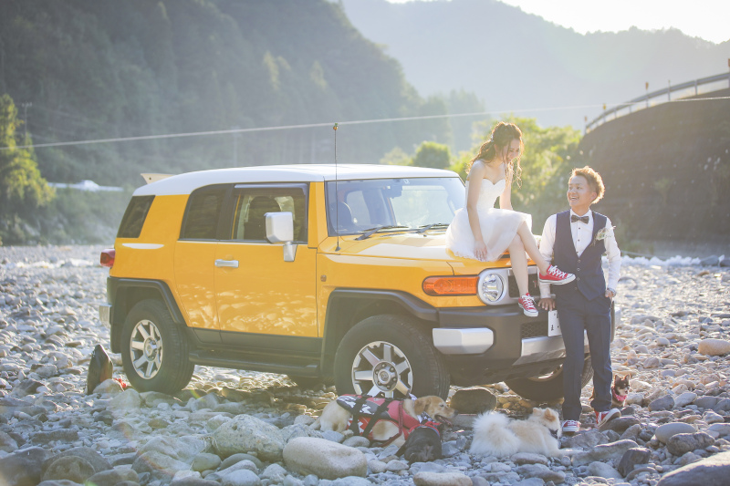 愛車のFJと一緒に(^^)/