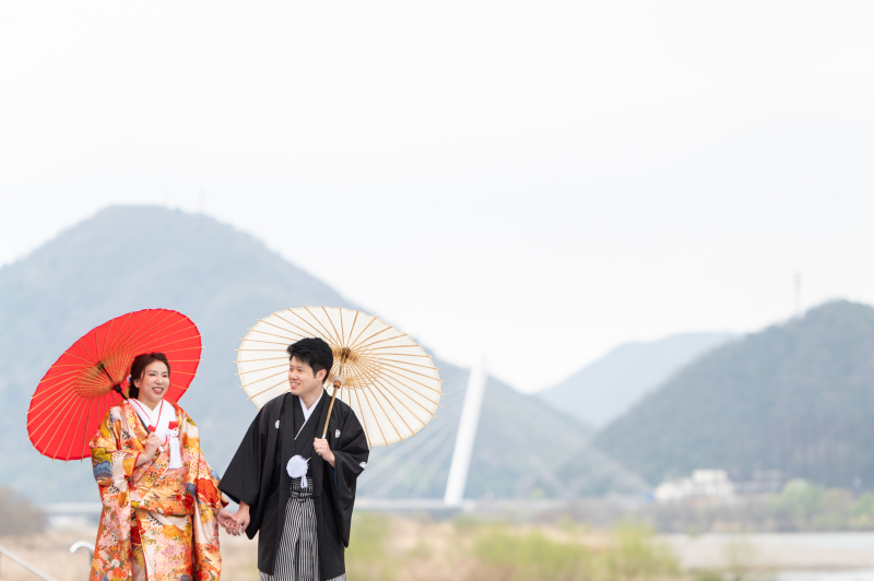 長良川プロムナードから撮影スタート♡