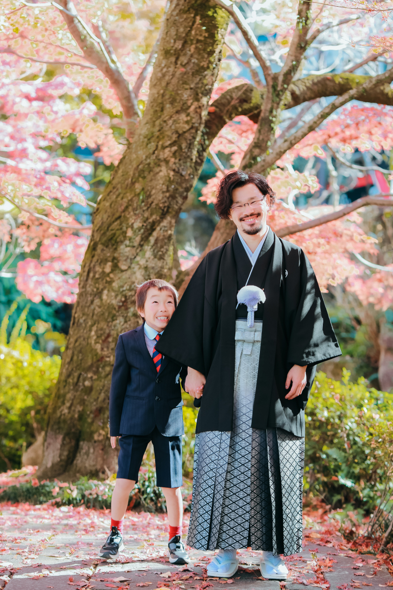 お兄ちゃんはパパとね！