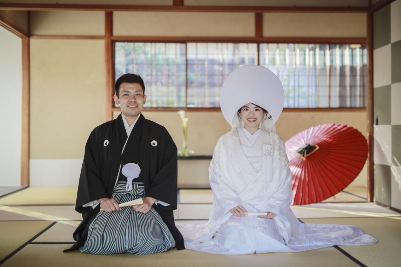 綿帽子も良くお似合い!とっても美人な新婦さん!