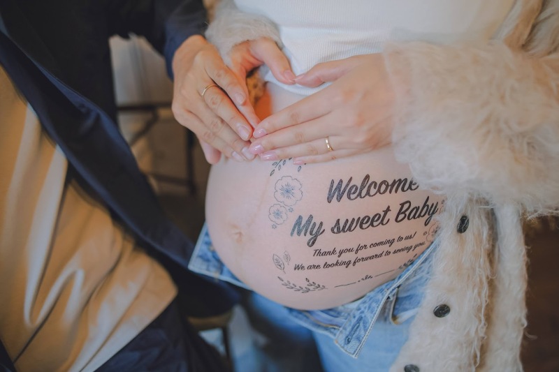 マタニティペイント、かわいい(^^)