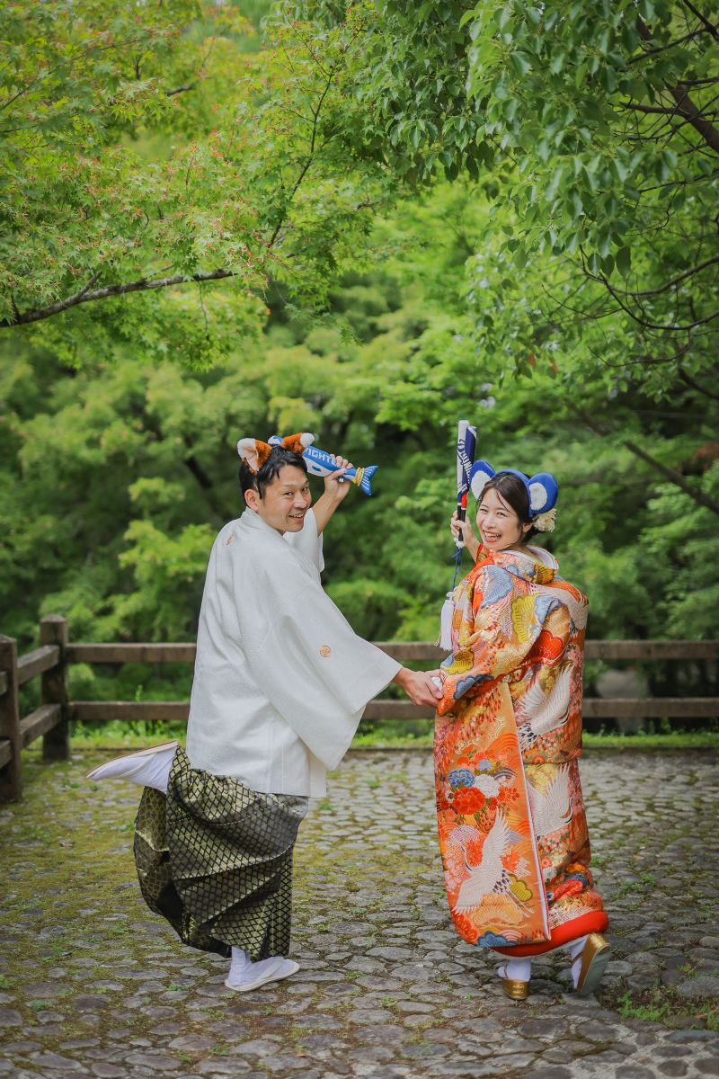 お二人の趣味も、前撮りでは大切なエッセンスに！