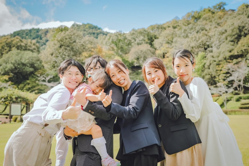 友達みたいな親戚のみんな！カジュアルですね～！