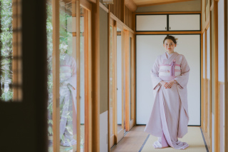 新緑の岐阜公園＆和室　～色掛下のコーディネート～