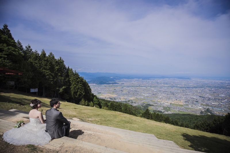 ドカーーン！これが池田山の山頂からの景色です～！
